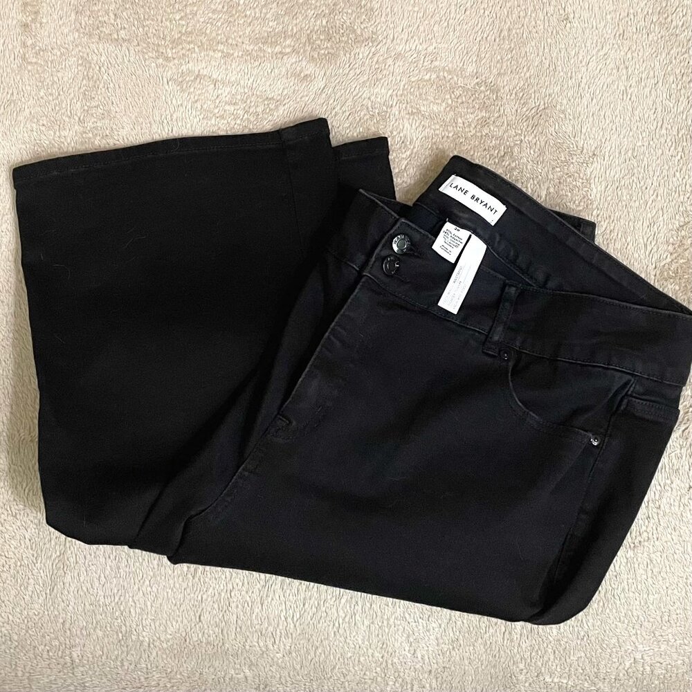 Lane Bryant Black Denim - High Rise Bootcut